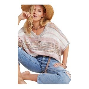 Anthropologie Sonoma Pullover Multi Color One Size